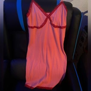 Wild Fable Pink Lace Design Mini Dress